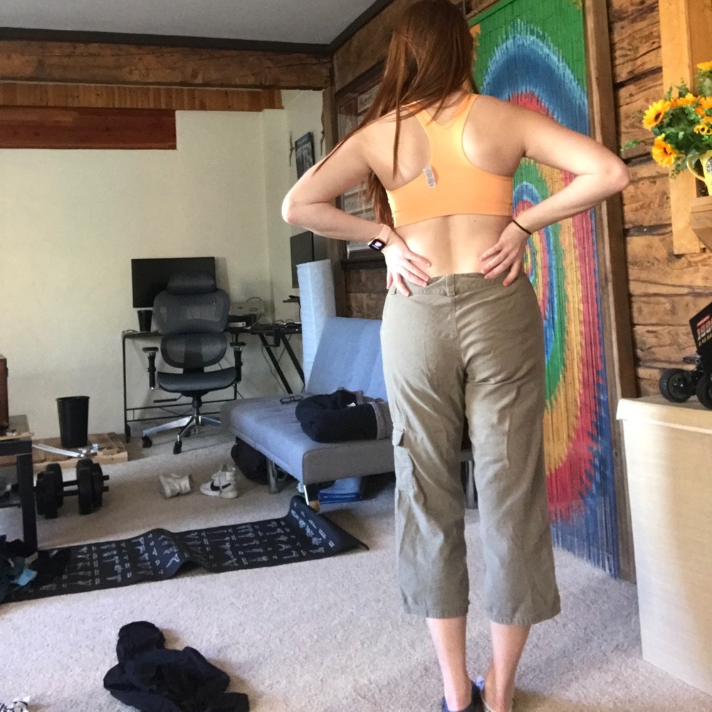 Green cargo pants - Picture 2 of 2